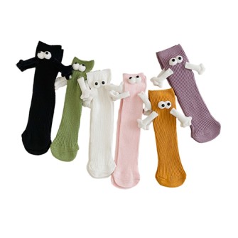 Children holding hands socks